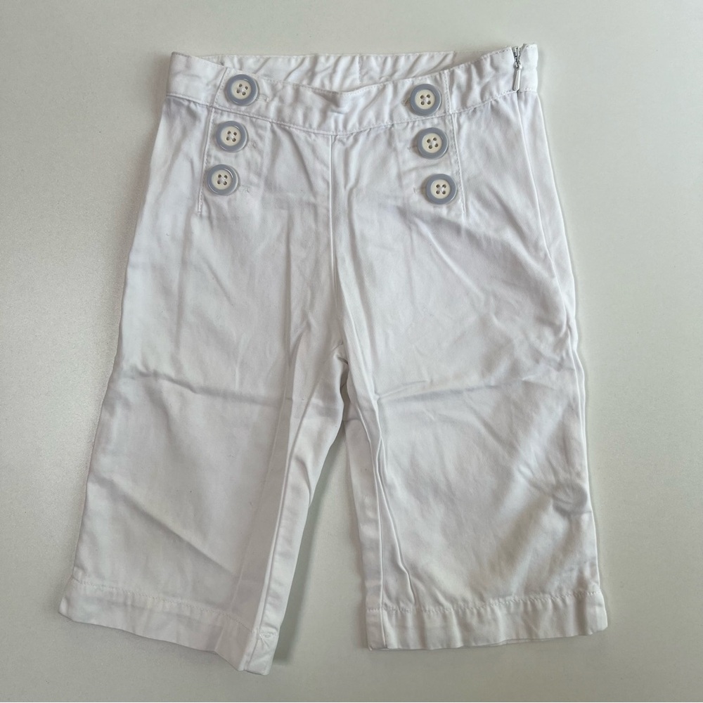 Janie and Jack White Pants 18-24 Months